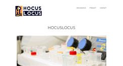 Desktop Screenshot of hocuslocus.com