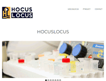 Tablet Screenshot of hocuslocus.com
